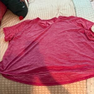 Women's Pink V-Neck Top drifit xersion